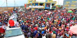 Meru Governor Kawira Mwangaza addresses residents