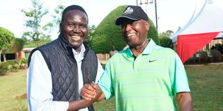 Jack Tuwei and Paul Tergat