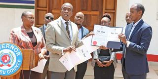 Governor Kimani Wamatangi 