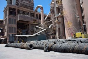 The Bamburi Cement Factory in Mombasa. 