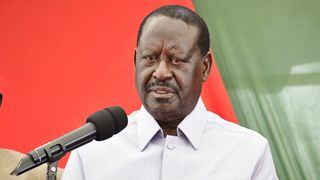 Azimio leader Raila Odinga