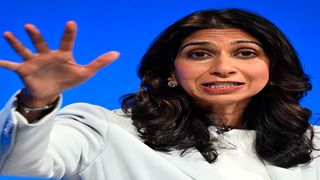 Former Britain Home Secretary Suella Braverman 