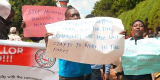 Moi University demos 