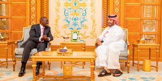 President Ruto in Riyadh