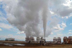 A newly launched well at Geothermal Development Company (GDC) Paka Hills