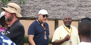 Balala attends the start of the East African Safari Classic Rally