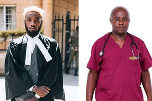 Brian Mwenda (left) and David Nyawade