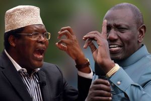 William Ruto and Miguna Miguna