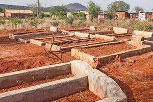  A cemetery at Msambweni village in Voi, Taita Taveta County