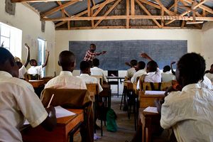 Grade Seven students at Ilmarba Junior Secondary School