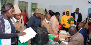 Form One students and their parents