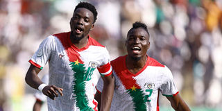 Burkina Faso's forward Bertrand Traore