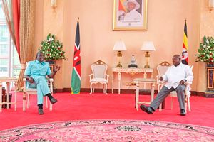 William Ruto and Yoweri Museveni