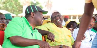 Musalia Mudavadi and William Ruto