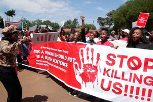 Anti femicide march