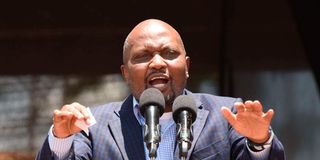 Cabinet Secretary Moses Kuria.