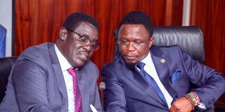 Ababu Namwamba and Peter Tum