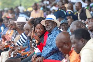 Raila Odinga and Gladys Wanga