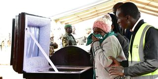 Kelvin Kiptum burial service