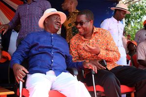 Raila and Opiyo Wandayi