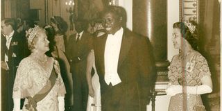 Daniel arap Moi with Queen Elizabeth II