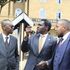 From left: Advocate Omwanza Ombati, Nelson Havi, Ondigi Obano and James Gathuri during the LSK elections at the Supreme Court.