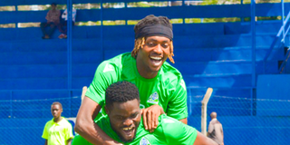 Gor Mahia striker Benson Omala 