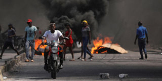 Haiti protest