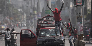 Haiti protest