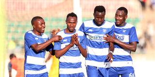 AFC Leopards celebrate