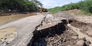 Kiserian-Magadi road 