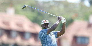 Golf Kenya President Philip Ochola