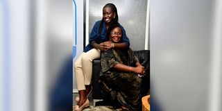 Maya Oduka and Grace Kwach