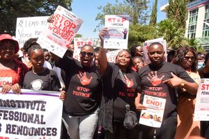 Femicide protest