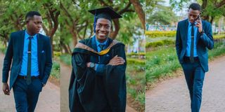 Victor KIbet, 23, was kidnapped from a social joint in Thika by people who introduced themselves as police officers.