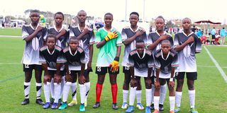 Kenya's Talanta Hela Under-19 girls team 