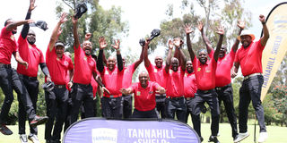 Royal Nairobi Golf Club players