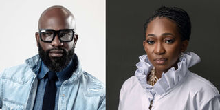 Nigerian fashion designers Mai Atafo and Ikpen Yvonne Akwitti.