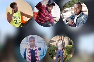 From top left: Jeremiah Mutemebei, Chris Mutma, Kenneth Ntongai; bottom left Kenneth Mugambi and Steven Mwenda 