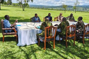 President William Ruto chaired a high-level security meeting in Trans Mara, Narok County on Saturday.