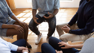 Group therapy meeting 