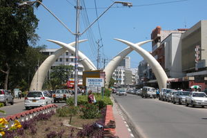 Mombasa County monument tusks