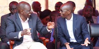 William Ruto and Vincent Kemosi