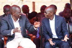 William Ruto and Vincent Kemosi