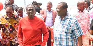 William Ruto and Musalia Mudavadi