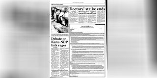 Doctors' Strike Headline
