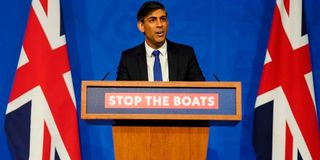 Britain's Prime Minister Rishi Sunak 