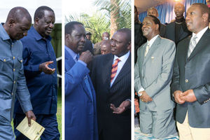 William Ruto and Raila Odinga