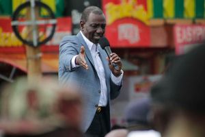 President William Ruto in Nyeri