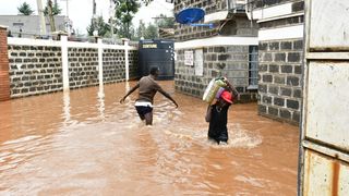 Ruaka homes flooded